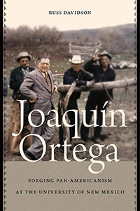 Book cover depicting 3 cowboys and a man in a suit on a ranch